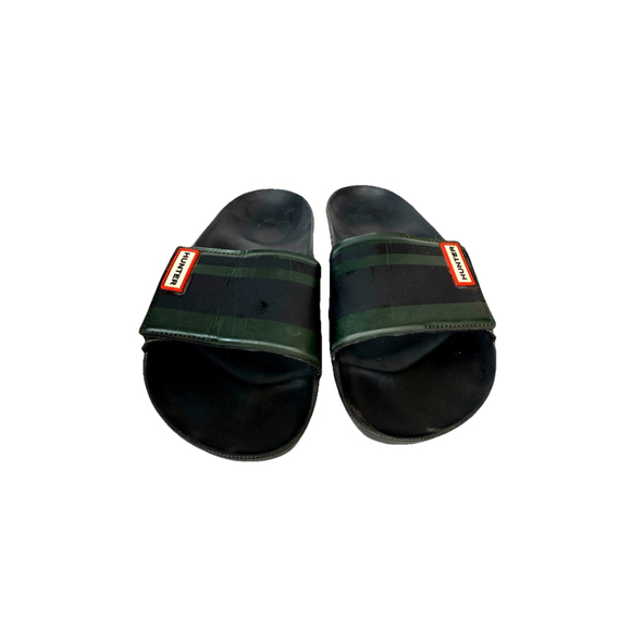 Hunter Garden Stripe Adjustable Slides Black - Picture 8 of 16